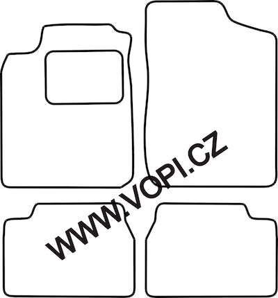 Autokoberce Daihatsu Move + 2000 - Autofit (1014)